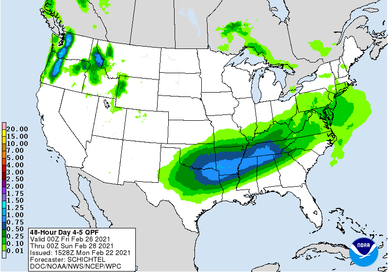 48 Hour Day 4-5 QPF